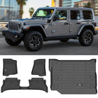 Car Floor Mat for 2021-2025 Jeep Wrangler All Weather Liner TPE