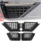 2021-2025 Ford Bronco 4-Door Black Door Storage Pocket Box ABS 4PCS