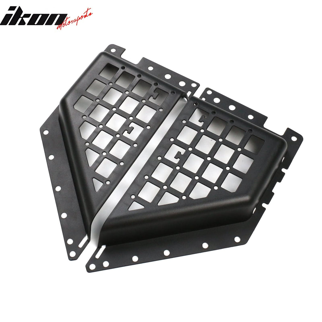2021-2025 Ford Bronco 4-Door Black Door Storage Pocket Box ABS 4PCS