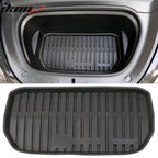 2020-2023 Tesla Model Y Black Trunk Mats Rear Seat Cover Injection TPE