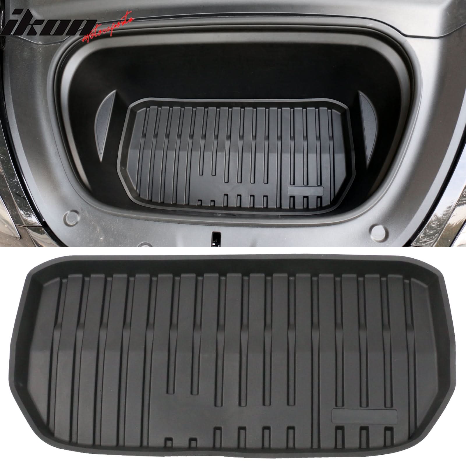 2020-2023 Tesla Model Y Black Trunk Mats Rear Seat Cover Injection TPE