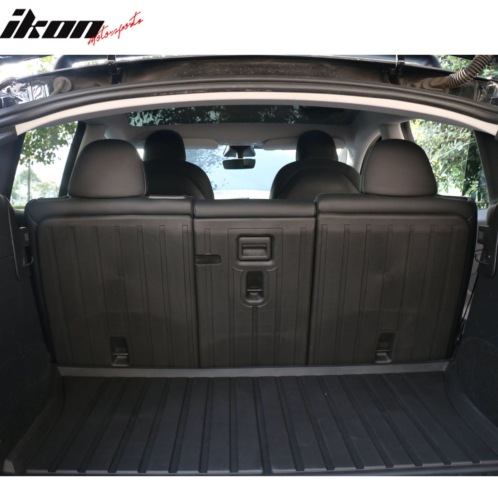 2020-2023 Tesla Model Y Black Trunk Mats Rear Seat Cover Injection TPE