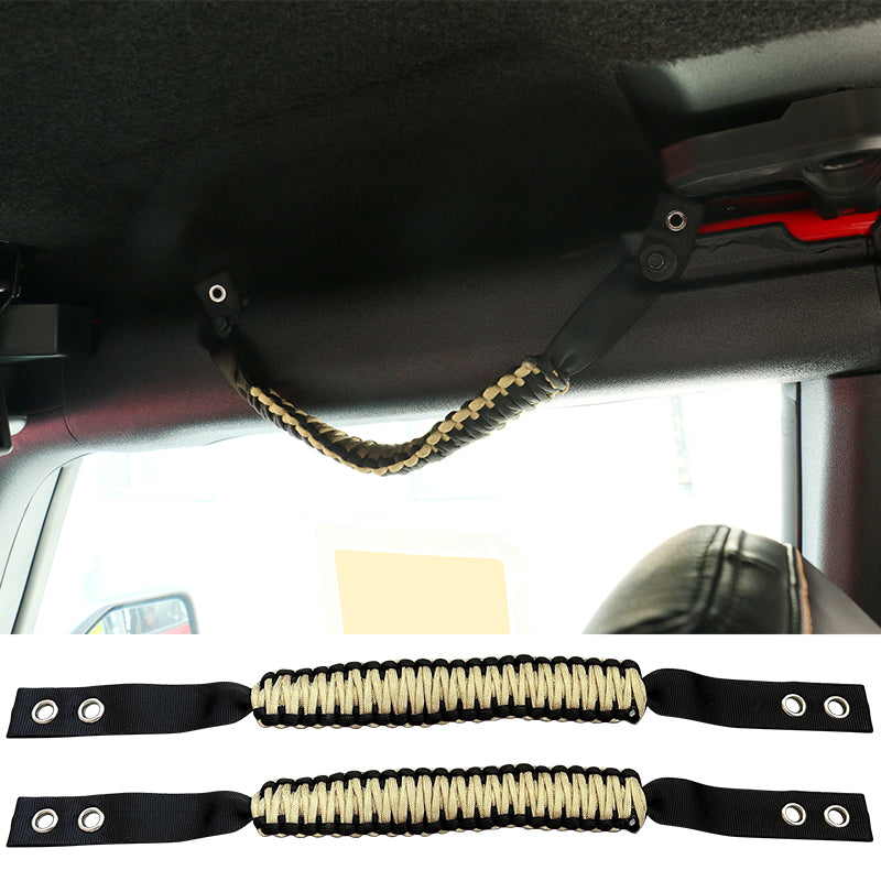 2021-2025 Ford Bronco Headrest Handle + Roll Bar Grab Nylon 4PCS
