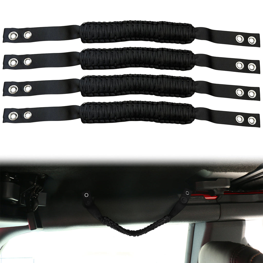 2021-2025 Ford Bronco 2/4Dr 4PCS Nylon Roll Bar Grab Handles Grip