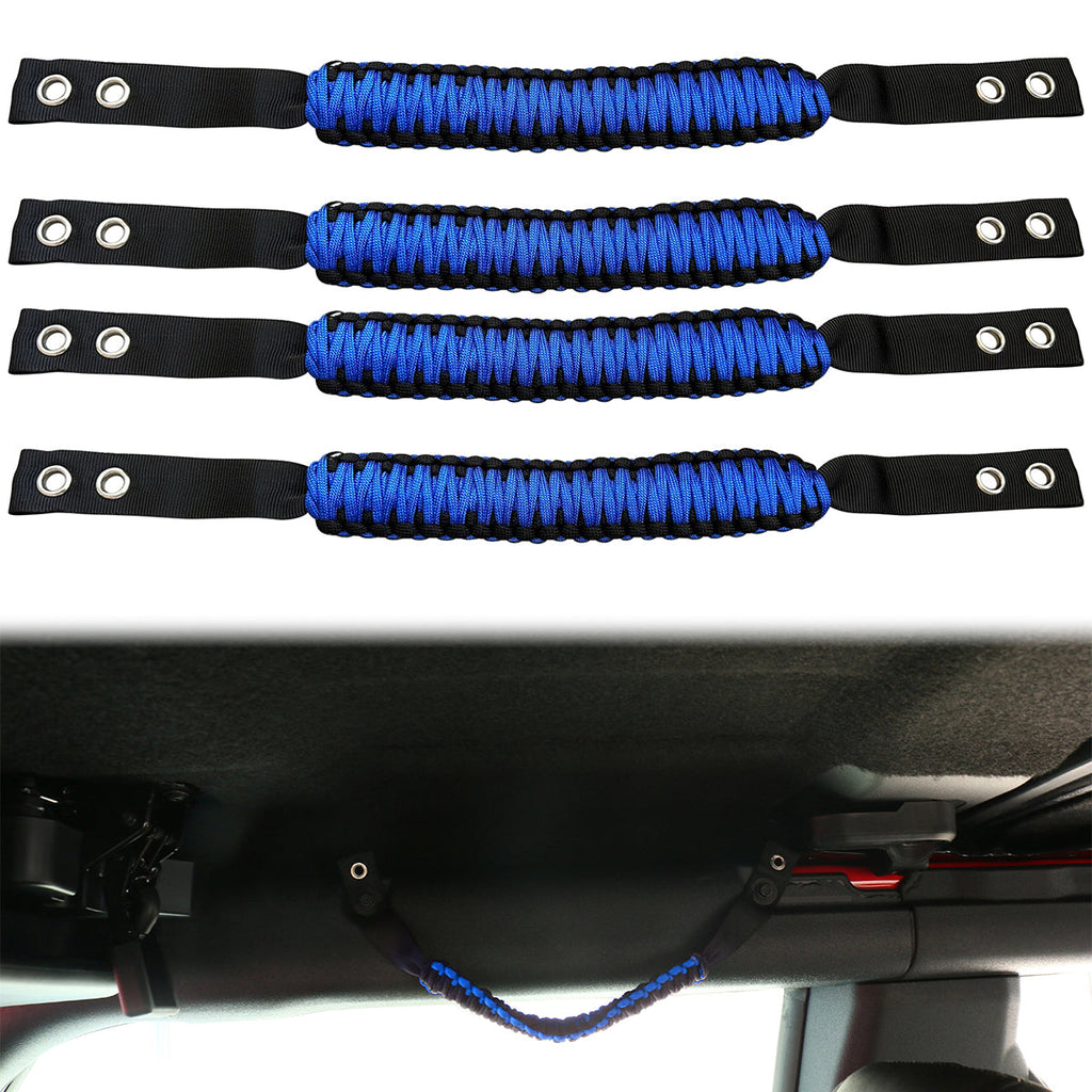 2021-2025 Ford Bronco 2/4Dr 4PCS Nylon Roll Bar Grab Handles Grip