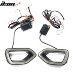2020-2023 Dodge Charger SRT Widebody Style Smoke LED Mesh Grille ABS