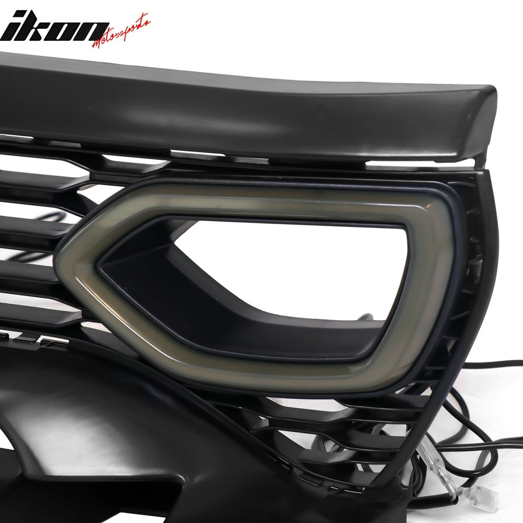 2020-2023 Dodge Charger SRT Widebody Style Smoke LED Mesh Grille ABS