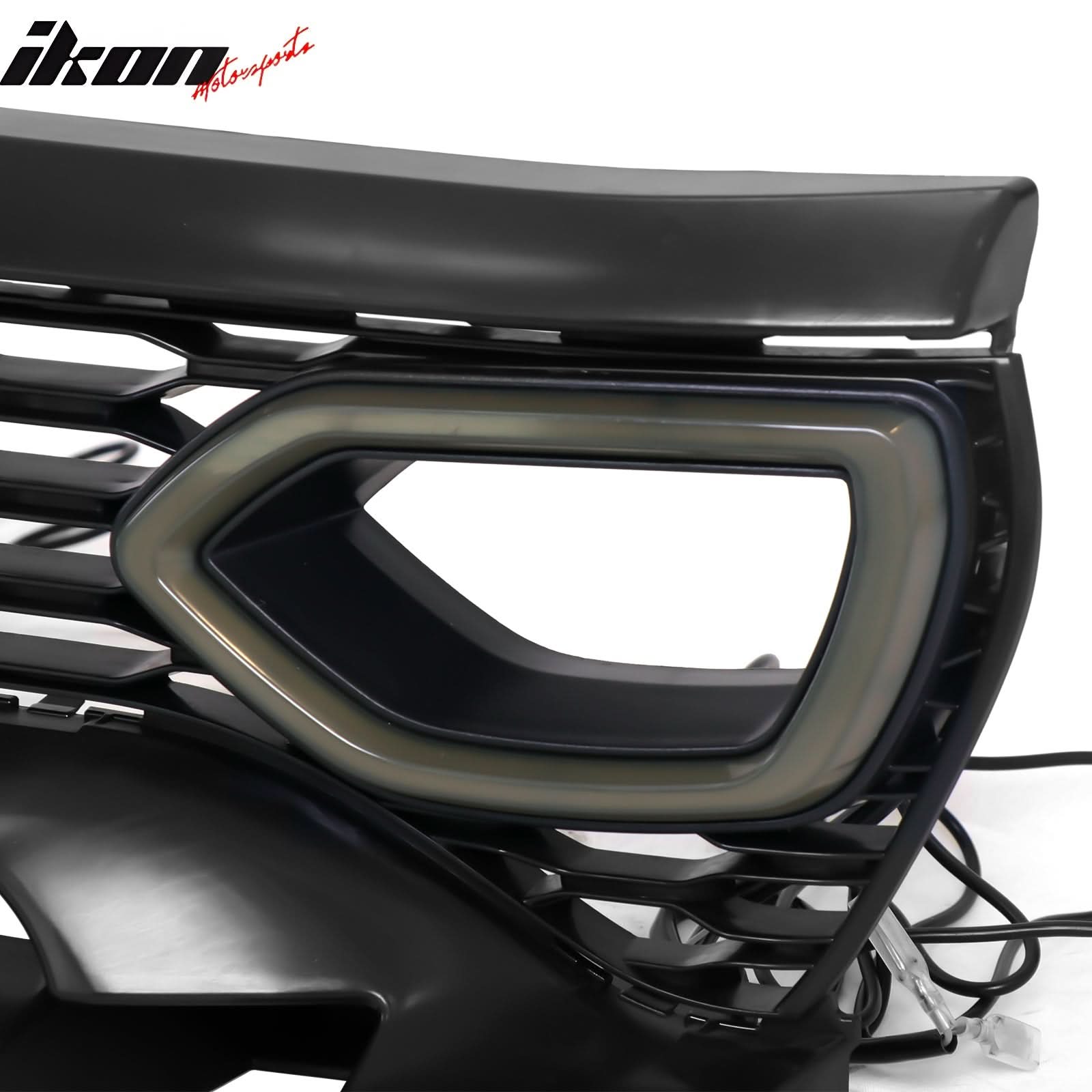 2020-2023 Dodge Charger SRT Widebody Style Smoke LED Mesh Grille ABS