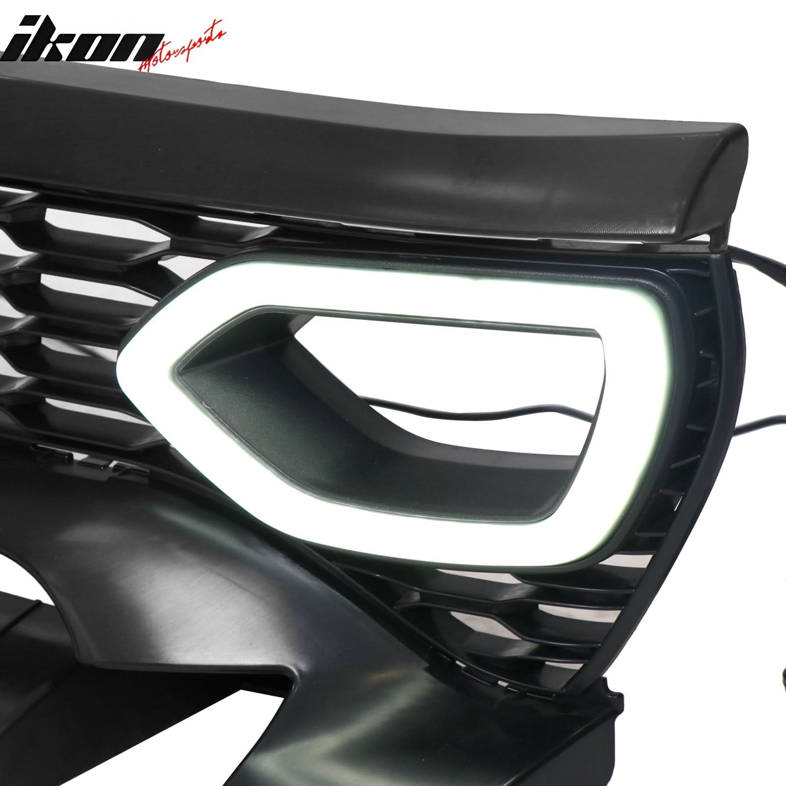 2020-2023 Dodge Charger SRT Widebody Style Smoke LED Mesh Grille ABS
