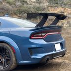 Universal 65'' GT Trunk Spoiler V1 Brackets V4A Legs + Side Plates ABS