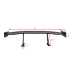 Universal 65'' GT Trunk Spoiler V1 Brackets V4A Legs + Side Plates ABS
