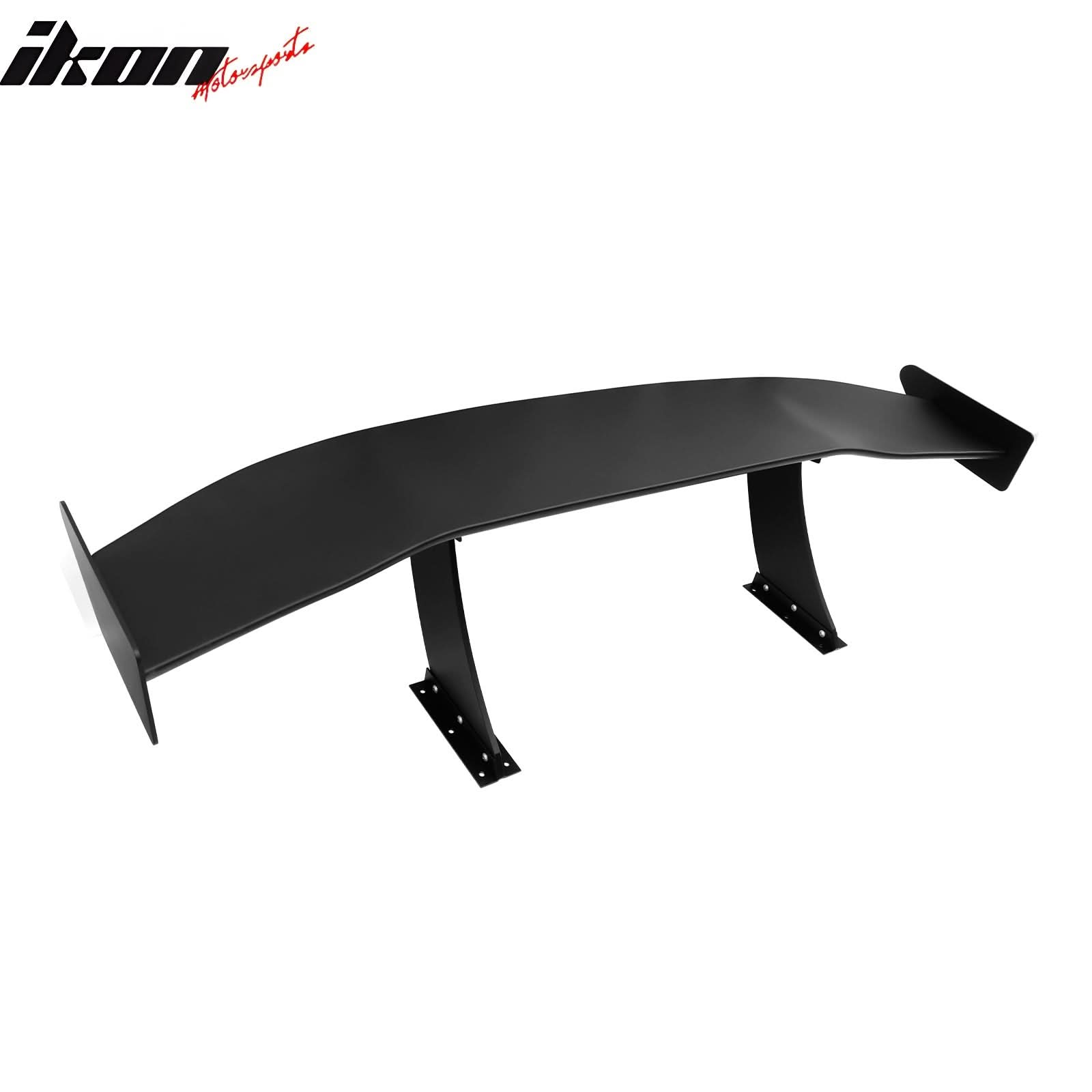 Universal 61'' GT Trunk Spoiler V1 Brackets V4A Legs + Side Plates ABS