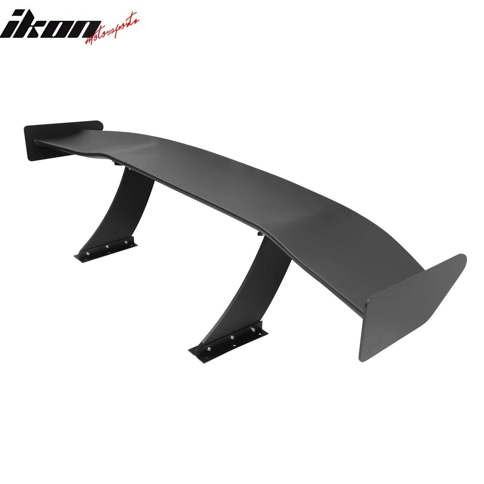 Universal 61'' GT Trunk Spoiler V1 Brackets V4A Legs + Side Plates ABS