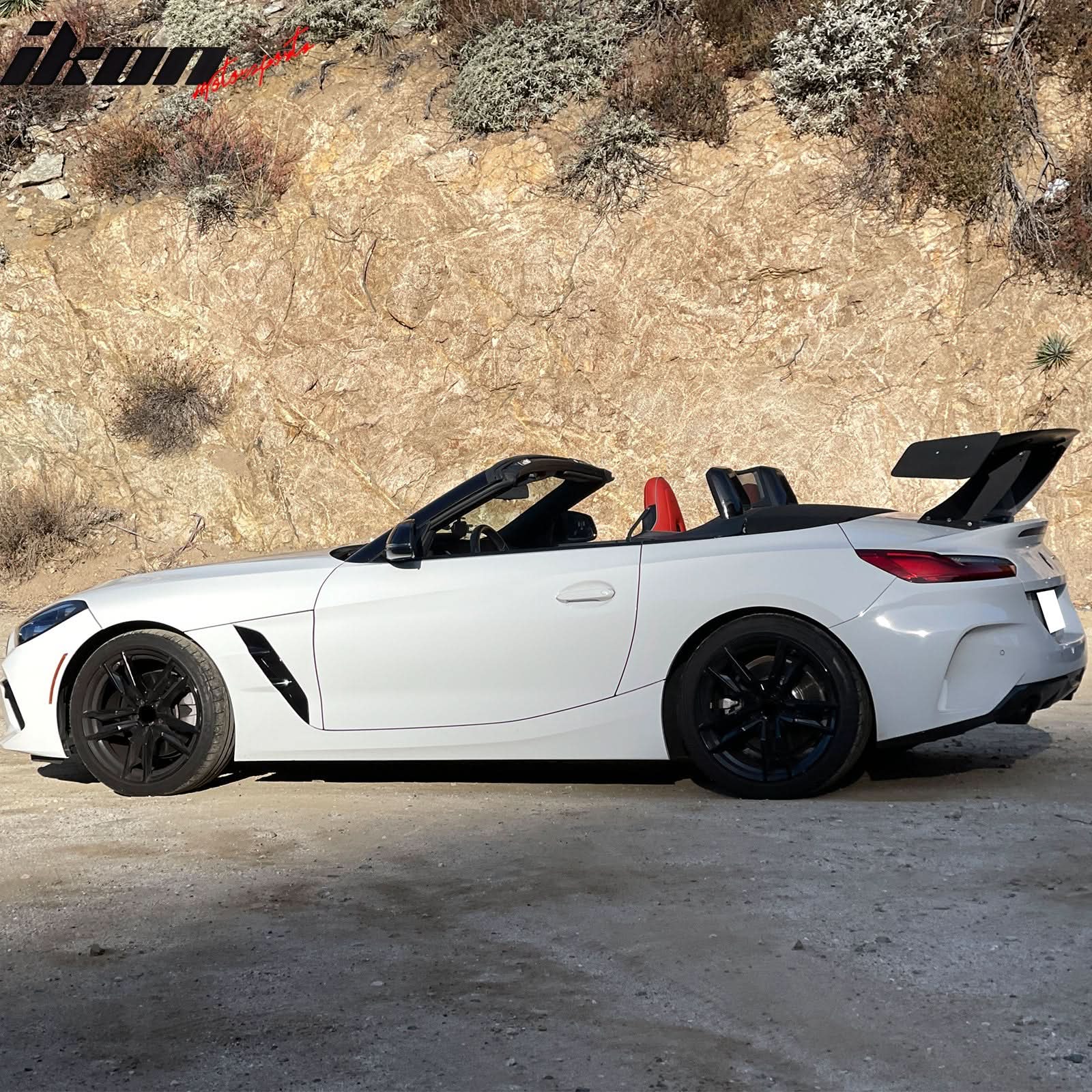 Universal 61'' GT Trunk Spoiler V1 Brackets V4A Legs + V4D Plates ABS