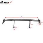 Universal 65'' GT Trunk Spoiler V1 Brackets V4A Legs + V4D Plates ABS