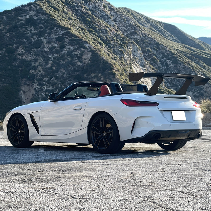 Universal 65'' GT Trunk Spoiler V1 Brackets V4B Legs + V4A Plates ABS