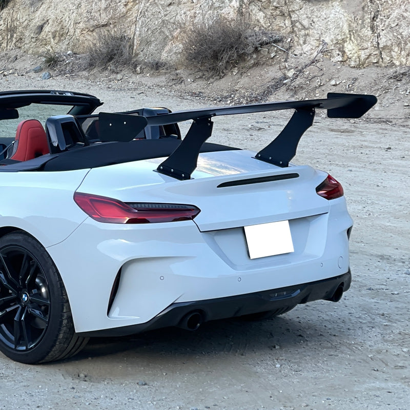 Universal 65'' GT Trunk Spoiler V1 Brackets V4B Legs + V4A Plates ABS