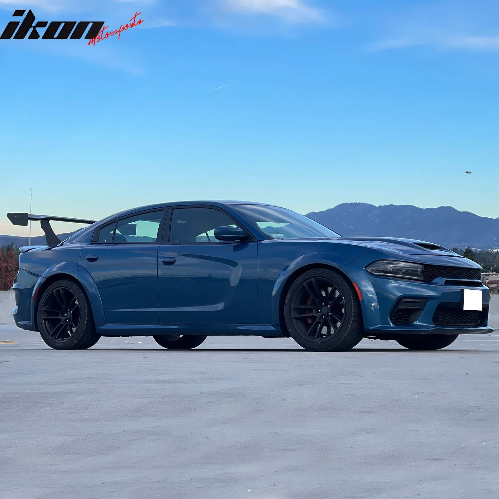 Universal 61'' GT Trunk Spoiler V1 Brackets V4B Legs + V4A Plates ABS