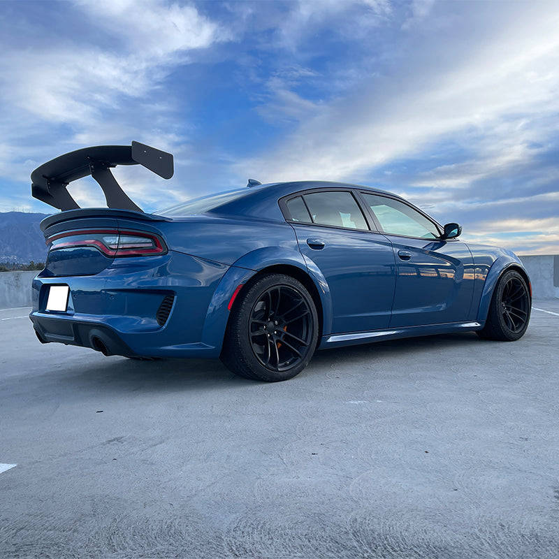 Universal 65'' GT Trunk Spoiler V1 Brackets V4B Legs + V4C Plates ABS