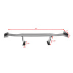 Universal 65'' GT Trunk Spoiler V1 Brackets V4C Legs + Side Plates ABS