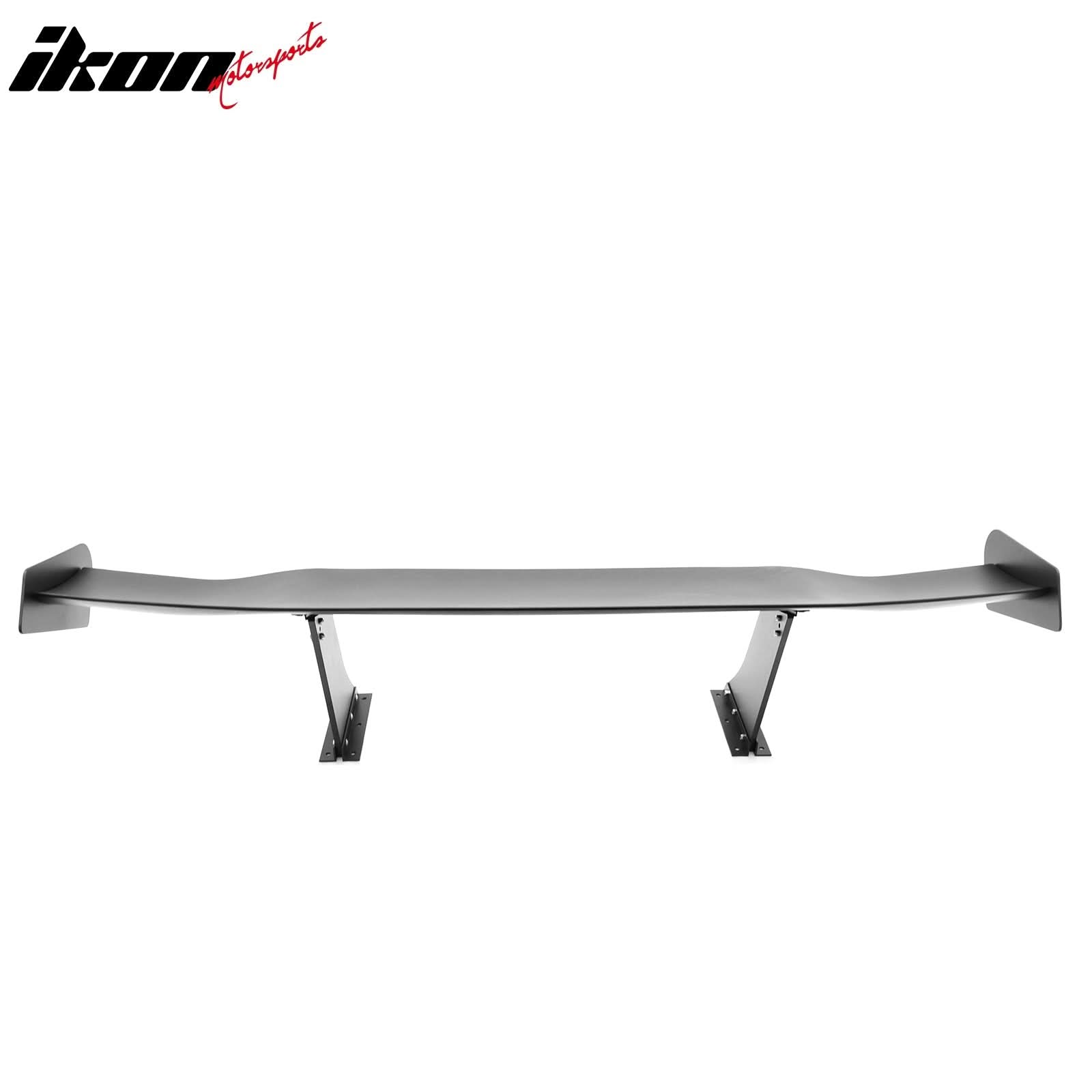 Universal 57'' GT Trunk Spoiler V1 Brackets V4C Legs + Side Plates ABS