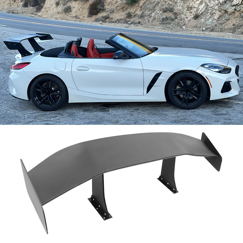 Universal 65'' GT Trunk Spoiler V1 Brackets V4C Legs + V4D Plates ABS