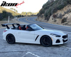 Universal 65'' GT Trunk Spoiler V1 Brackets V4C Legs + V4D Plates ABS