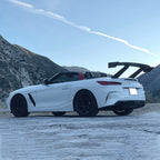 Universal 65'' GT Trunk Spoiler V1 Brackets V4D Legs + V4A Plates ABS