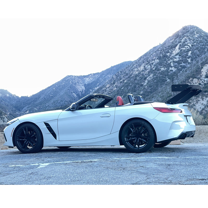 Universal 65'' GT Trunk Spoiler V1 Brackets V4D Legs + V4A Plates ABS