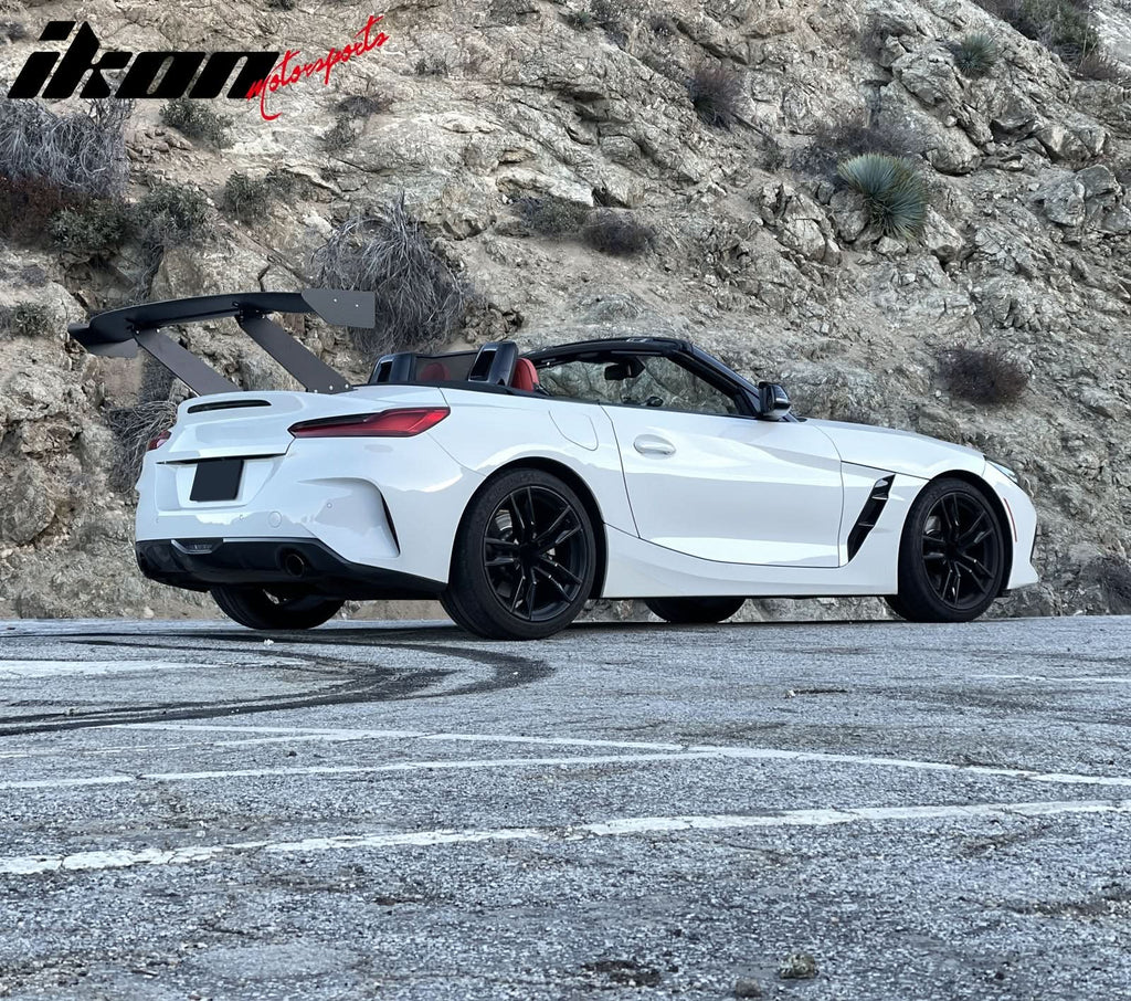 Universal 57'' GT Trunk Spoiler V1 Brackets V4D Legs + V4A Plates ABS