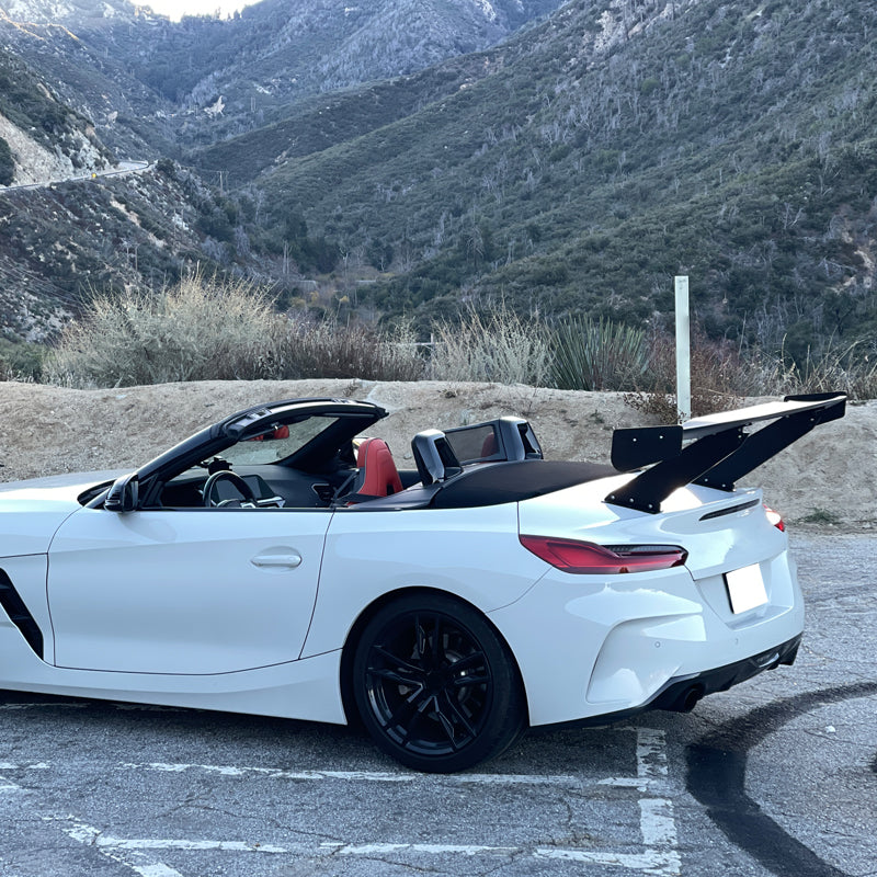 Universal 65'' GT Trunk Spoiler V1 Brackets V4D Legs + V4C Plates ABS