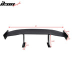 Universal 57'' GT Trunk Spoiler V1 Brackets V4A Legs + Side Plates ABS