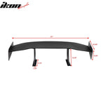 Universal 57'' GT Trunk Spoiler V1 Brackets V4A Legs + V4D Plates ABS