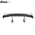 Universal 57'' GT Trunk Spoiler V1 Brackets V4C Legs + V4A Plates ABS