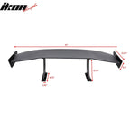 Universal 61'' GT Trunk Spoiler V1 Brackets V4A Legs + Side Plates ABS