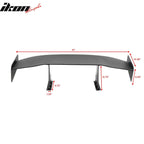 Universal 61'' GT Trunk Spoiler V1 Brackets V4B Legs + V4D Plates ABS
