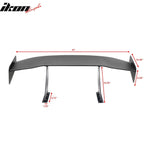 Universal 61'' GT Trunk Spoiler V1 Brackets V4D Legs + Side Plates ABS