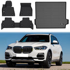 2019-2024 BMW X5 G05 5 Passengers TPE 3D Floor Mats + Trunk Mat Liner