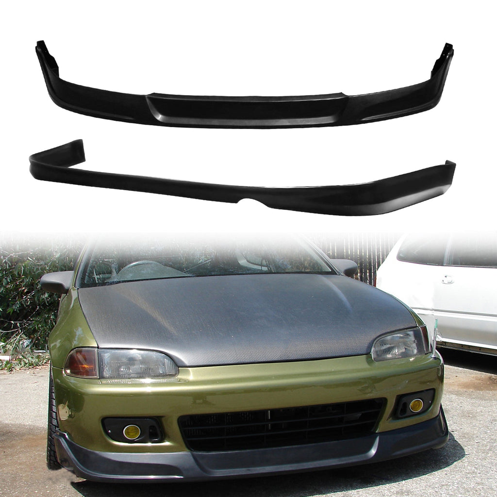 Rear Diffuser & Front Lip ForÂ 1992-1995 Honda Civic JDM Unpainted
