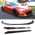 Side Skirts & Front Lip For 2013-2016 Scion FR-S GR Style PU Unpainted