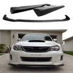 Corner Aprons & Front Lip For 2011-2014 Subaru JDM Style PU Unpainted