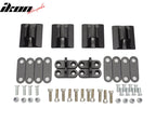 56"Inch GT Style Trunk Spoiler V1 Side Plates V3 Legs 3D Carbon Fiber