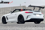 56"Inch GT Style Trunk Spoiler V1 Side Plates V5 Legs 3D Carbon Fiber