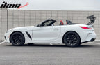 56"Inch GT Style Trunk Spoiler V1 Side Plates V5 Legs 3D Carbon Fiber