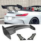 57'' 12" Height Drag Trunk Spoiler V2 Side Plates V3 Legs Carbon Fiber