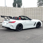 57'' 12" Height Drag Trunk Spoiler V2 Side Plates V3 Legs Carbon Fiber