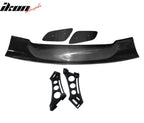 57'' 12" Height Drag Trunk Spoiler V2 Side Plates V5 Legs Carbon Fiber