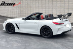 56"Inch GT Style Trunk Spoiler V3 Side Plates V3 Legs 3D Carbon Fiber