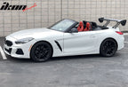 56"Inch GT Style Trunk Spoiler V3 Side Plates V3 Legs 3D Carbon Fiber