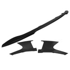 2019-2021 Toyota Corolla Matte Black Front Bumper Lip + Side Canards